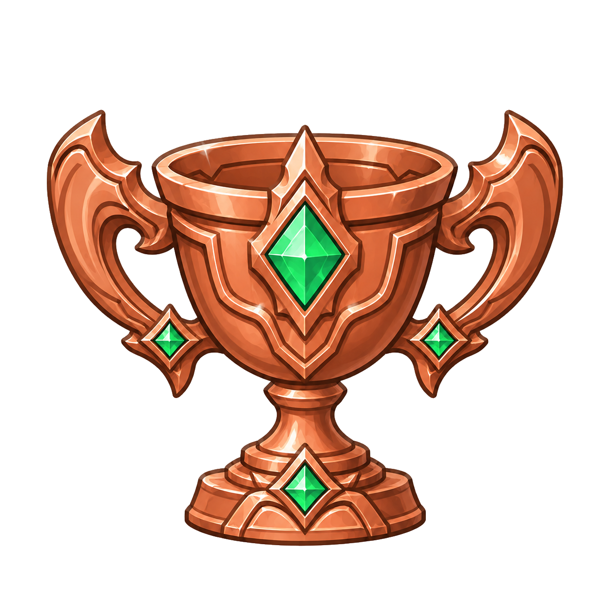 Third-place trophy